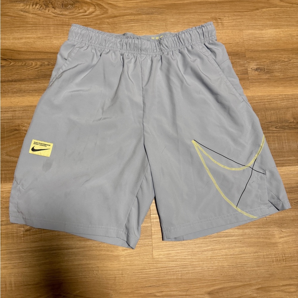 Nike Dri-Fit Flex Men's 9" Woven Fitness Short M Blue Whisper Lemon DQ6611-412
